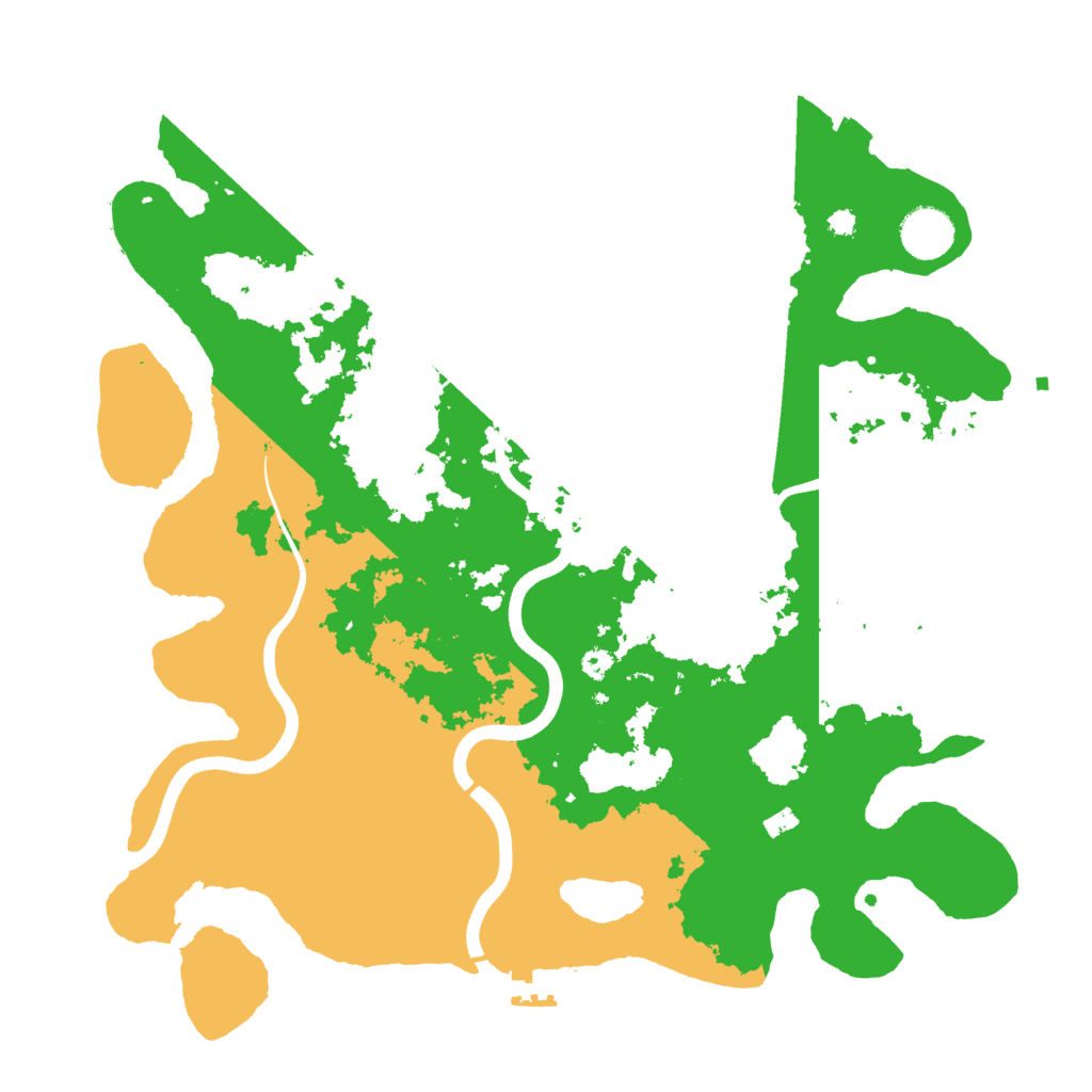 Biome Rust Map: Procedural Map, Size: 3650, Seed: 29937968
