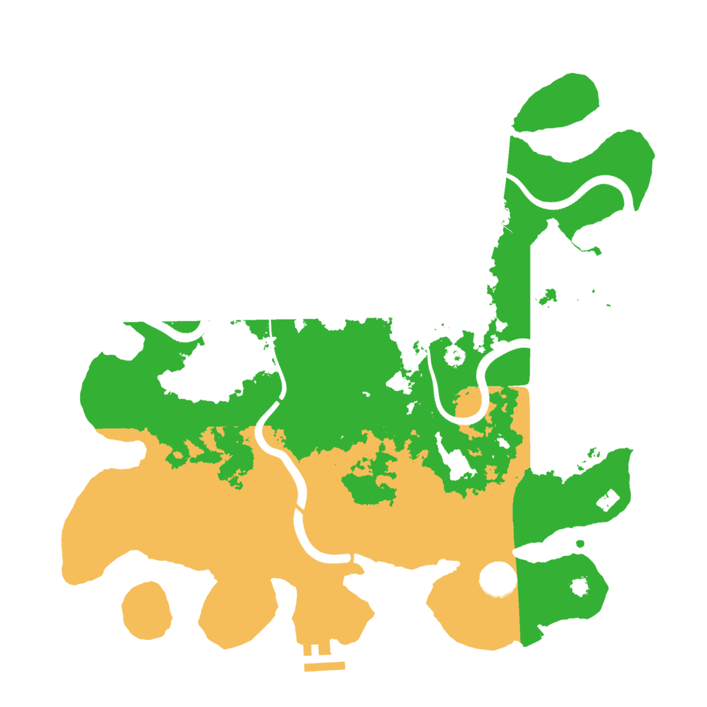 Biome Rust Map: Procedural Map, Size: 3500, Seed: 1713148372