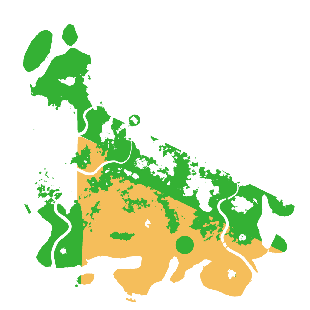 Biome Rust Map: Procedural Map, Size: 4500, Seed: 100453850