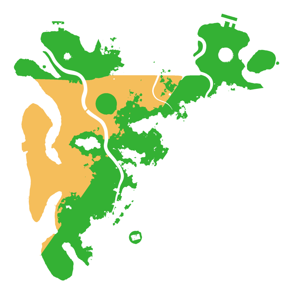 Biome Rust Map: Procedural Map, Size: 3750, Seed: 743878913