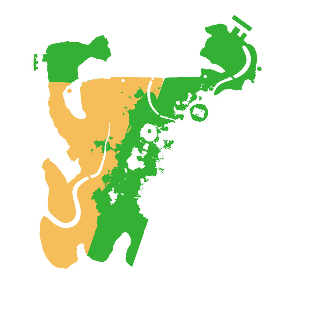 Biome Rust Map: Procedural Map, Size: 2800, Seed: 564768799