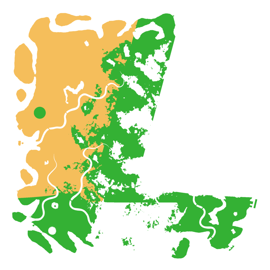 Biome Rust Map: Procedural Map, Size: 6000, Seed: 827753129