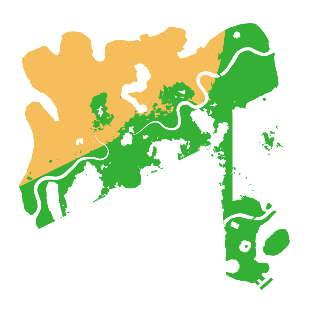 Biome Rust Map: Procedural Map, Size: 4000, Seed: 27491714