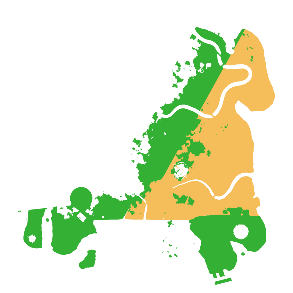 Biome Rust Map: Procedural Map, Size: 3500, Seed: 1490950076