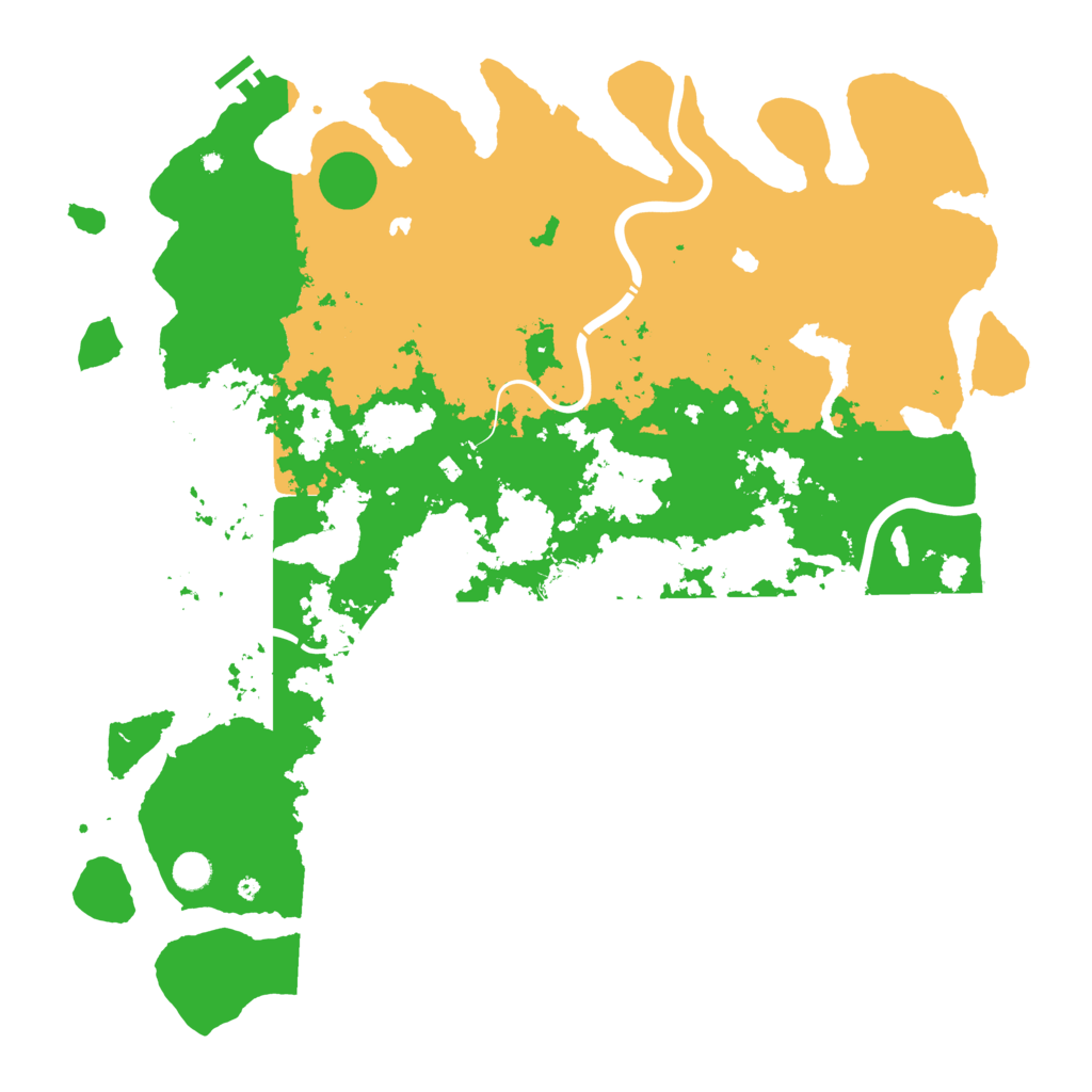 Biome Rust Map: Procedural Map, Size: 5000, Seed: 2054676831