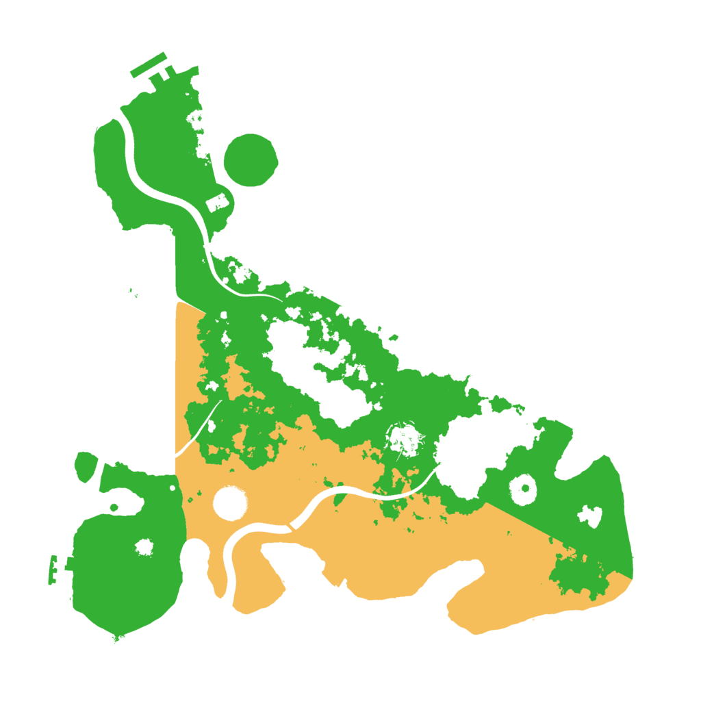 Biome Rust Map: Procedural Map, Size: 3600, Seed: 572026