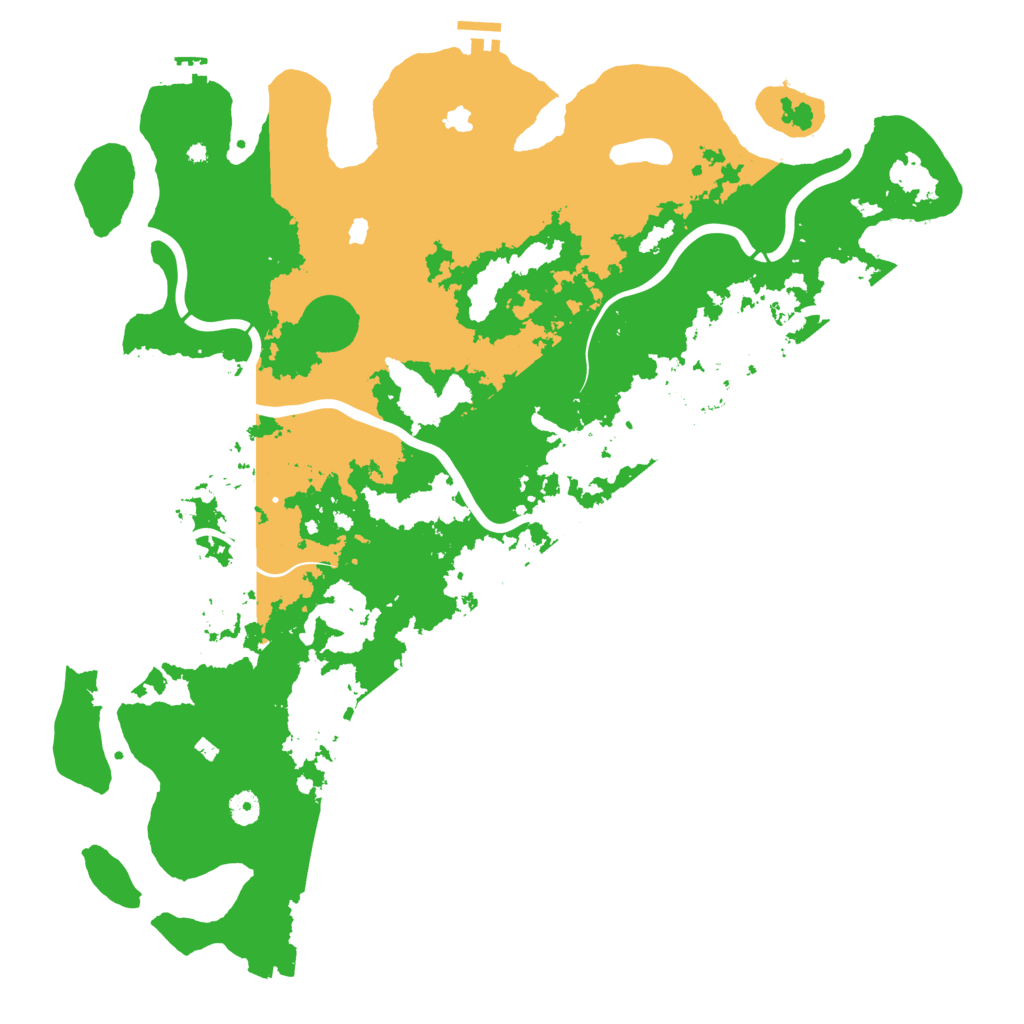 Biome Rust Map: Procedural Map, Size: 4750, Seed: 766758617