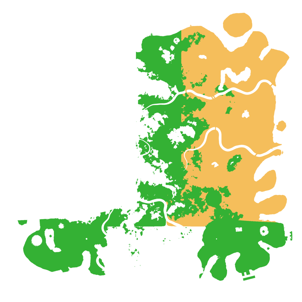 Biome Rust Map: Procedural Map, Size: 5000, Seed: 1690913271