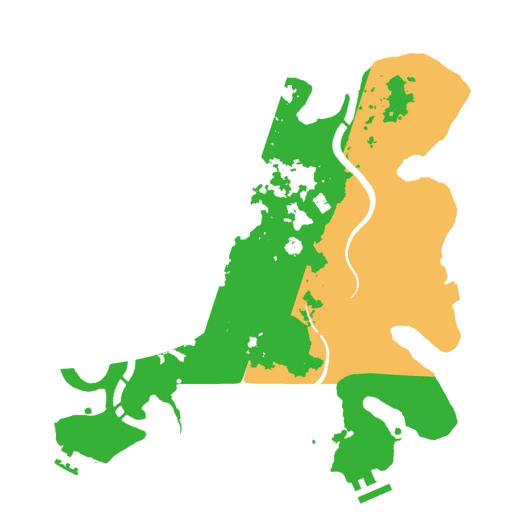 Biome Rust Map: Procedural Map, Size: 3000, Seed: 1134944885