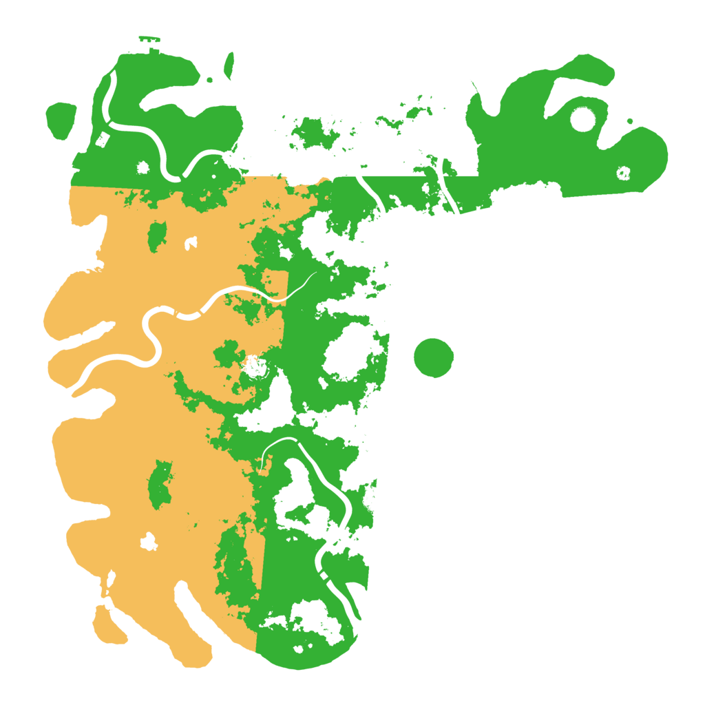 Biome Rust Map: Procedural Map, Size: 5000, Seed: 877091954