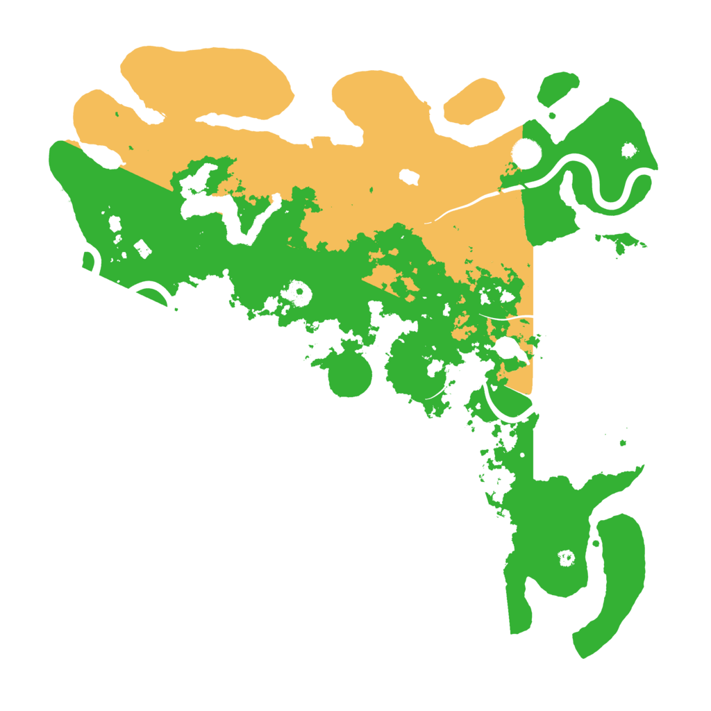 Biome Rust Map: Procedural Map, Size: 4290, Seed: 522075976