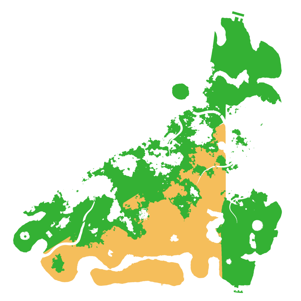 Biome Rust Map: Procedural Map, Size: 5000, Seed: 267900343