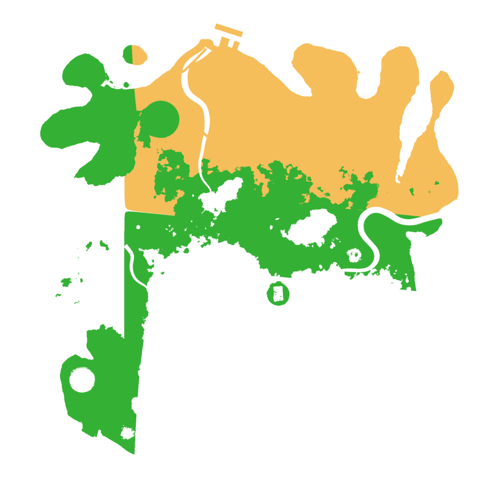 Biome Rust Map: Procedural Map, Size: 3548, Seed: 212821681