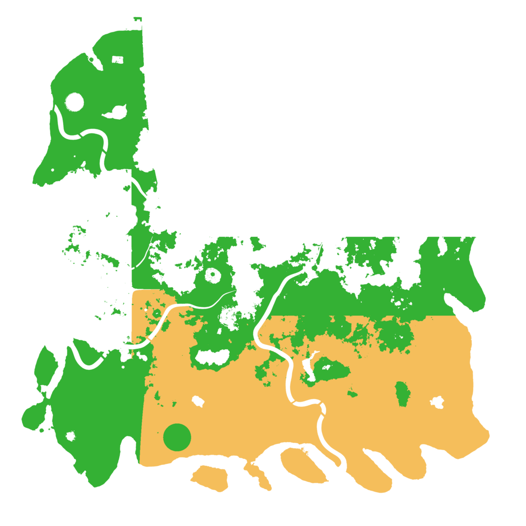 Biome Rust Map: Procedural Map, Size: 5000, Seed: 376967971