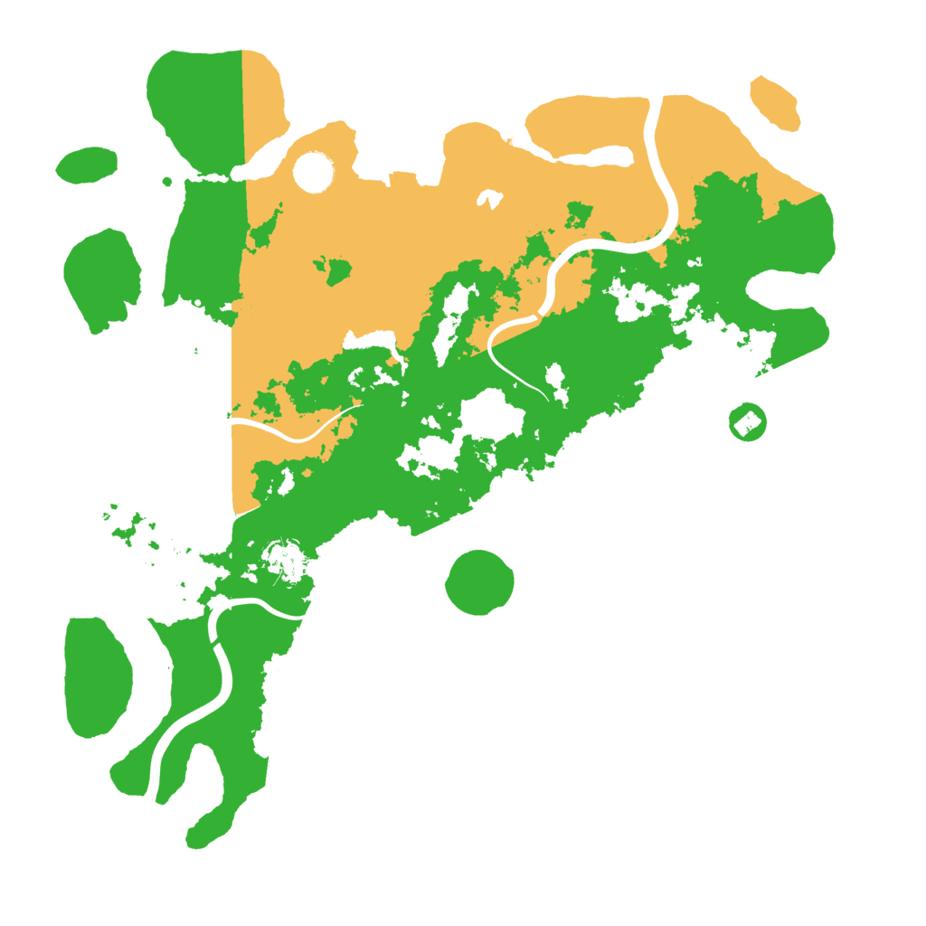 Biome Rust Map: Procedural Map, Size: 4000, Seed: 998197