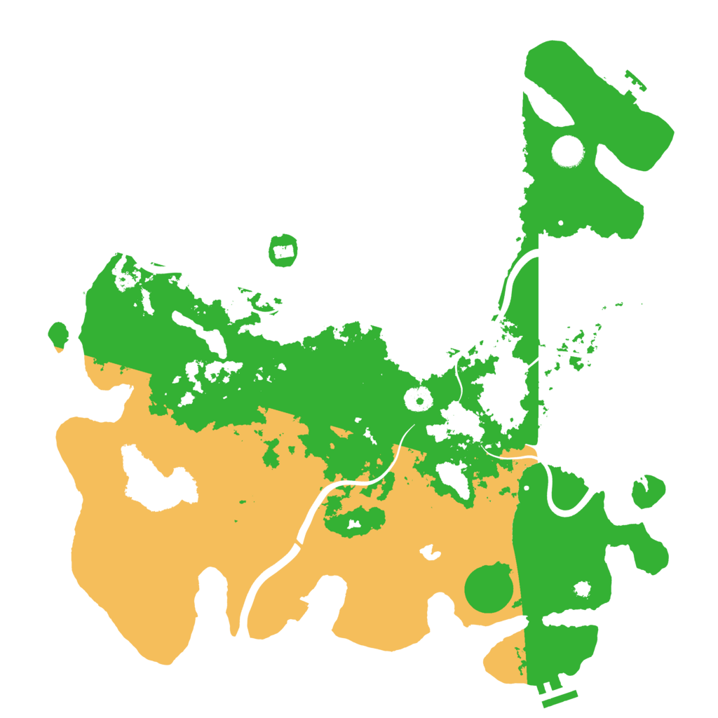 Biome Rust Map: Procedural Map, Size: 4000, Seed: 360570