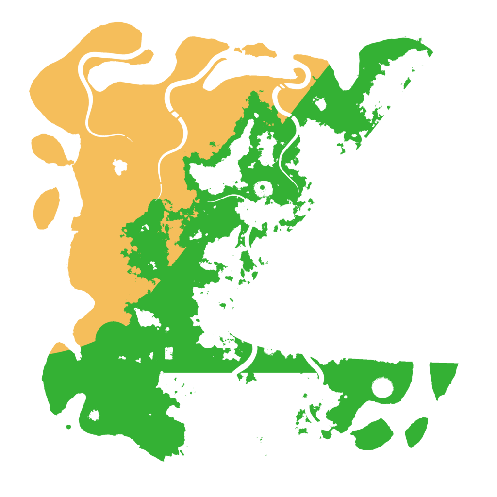 Biome Rust Map: Procedural Map, Size: 4250, Seed: 75639