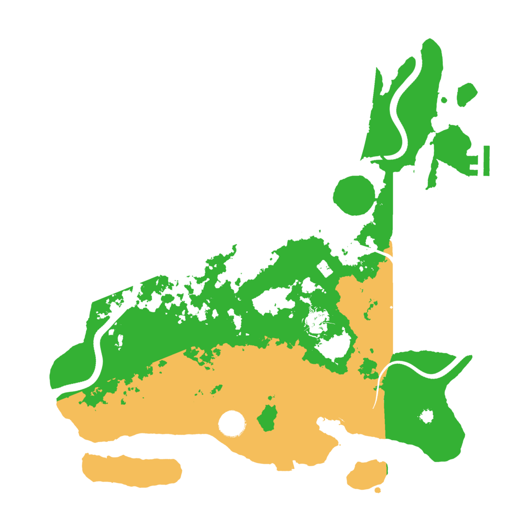 Biome Rust Map: Procedural Map, Size: 3500, Seed: 12041979