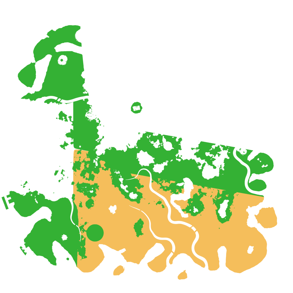 Biome Rust Map: Procedural Map, Size: 4500, Seed: 1727130817