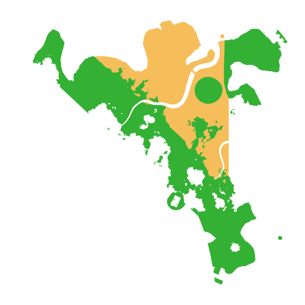 Biome Rust Map: Procedural Map, Size: 3000, Seed: 22313