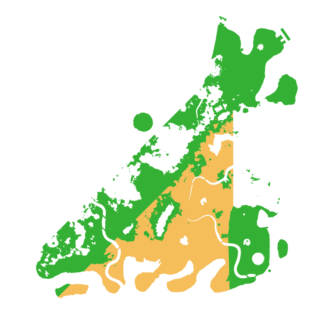 Biome Rust Map: Procedural Map, Size: 4500, Seed: 573914245