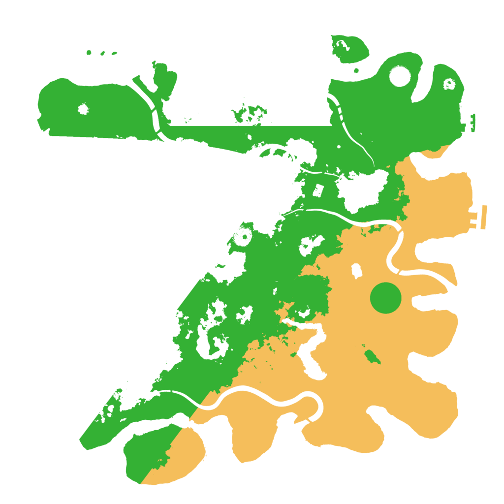 Biome Rust Map: Procedural Map, Size: 4250, Seed: 13385689