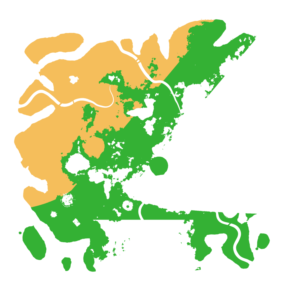 Biome Rust Map: Procedural Map, Size: 4250, Seed: 109739653