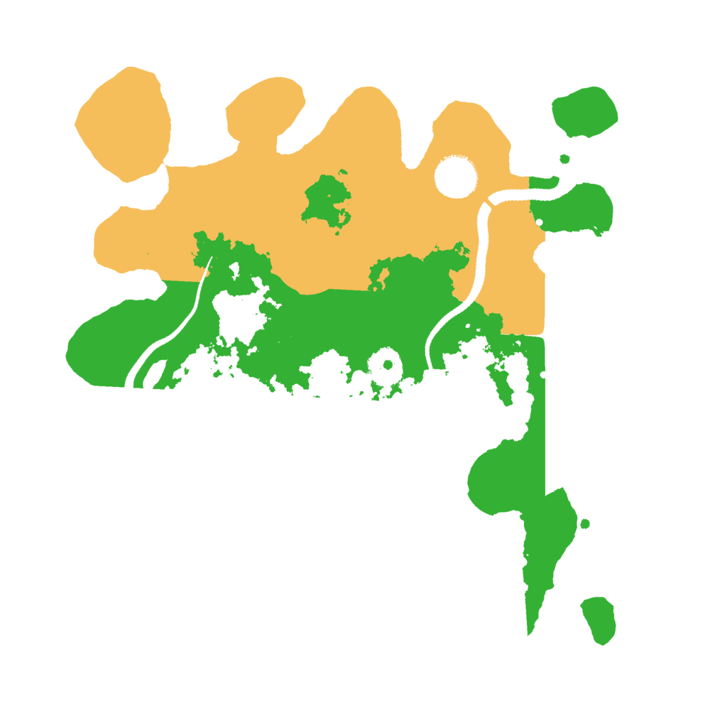 Biome Rust Map: Procedural Map, Size: 3000, Seed: 4965318