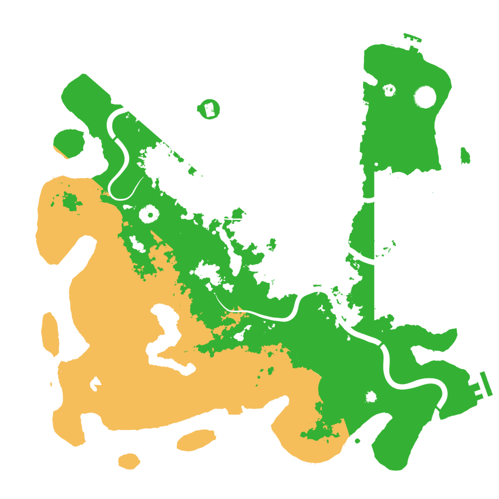 Biome Rust Map: Procedural Map, Size: 4000, Seed: 1000924920