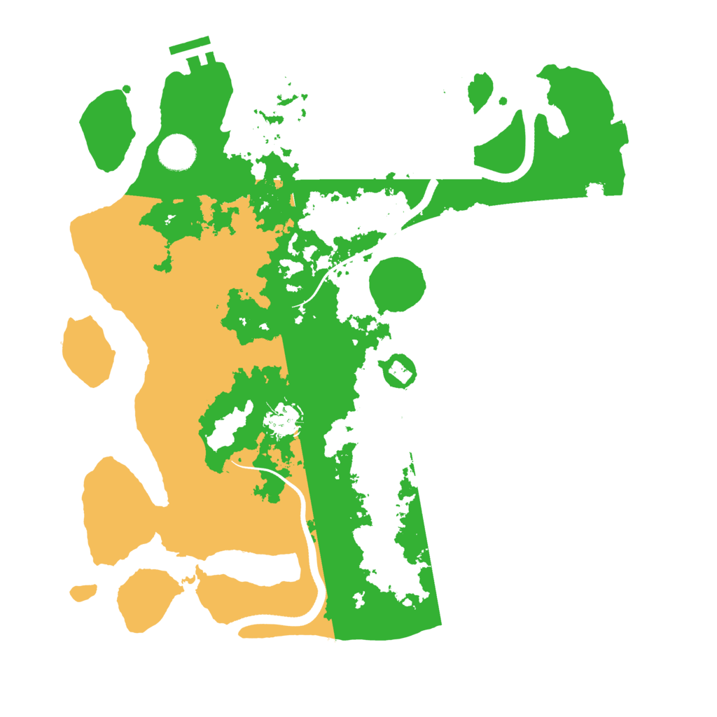 Biome Rust Map: Procedural Map, Size: 3500, Seed: 1137640404