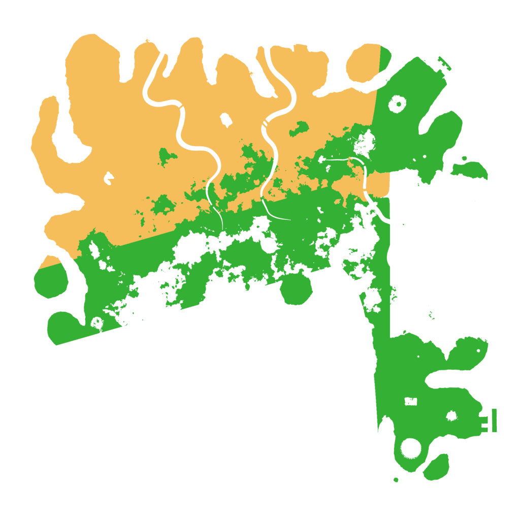 Biome Rust Map: Procedural Map, Size: 4500, Seed: 20261231
