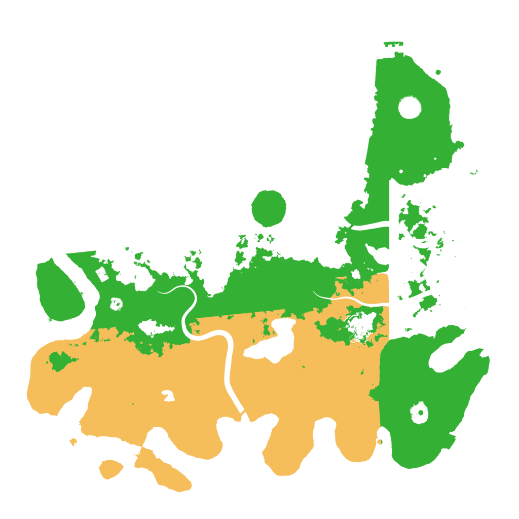 Biome Rust Map: Procedural Map, Size: 4050, Seed: 1261344371