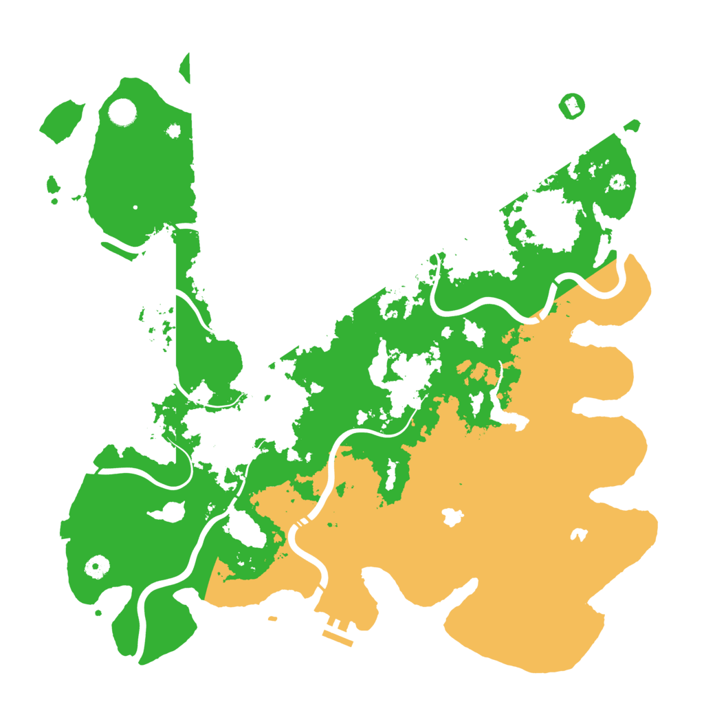 Biome Rust Map: Procedural Map, Size: 4500, Seed: 710769803