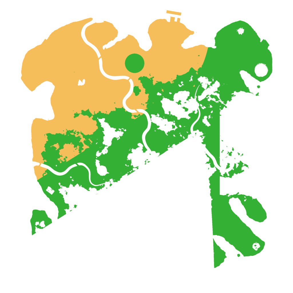 Biome Rust Map: Procedural Map, Size: 4000, Seed: 88297273