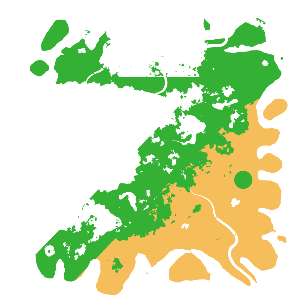 Biome Rust Map: Procedural Map, Size: 4500, Seed: 10240106