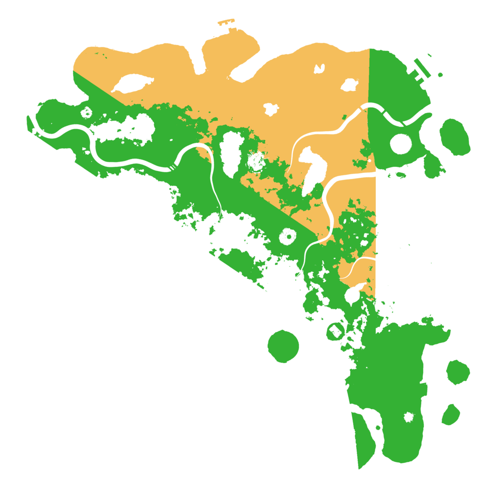 Biome Rust Map: Procedural Map, Size: 4500, Seed: 523322296