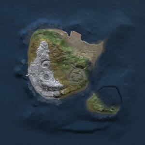 Thumbnail Rust Map: Procedural Map, Size: 1500, Seed: 651844934, 2 Monuments