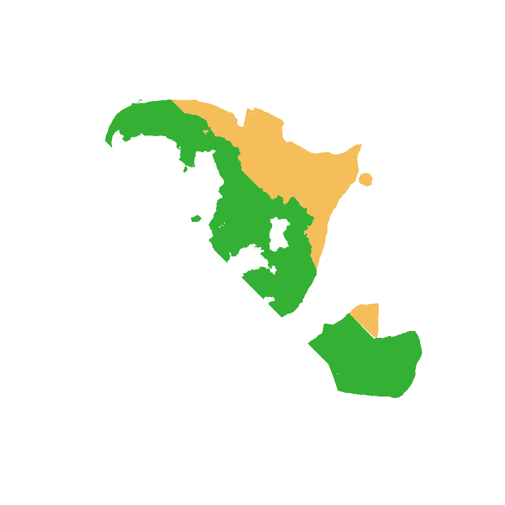 Biome Rust Map: Procedural Map, Size: 1500, Seed: 651844934