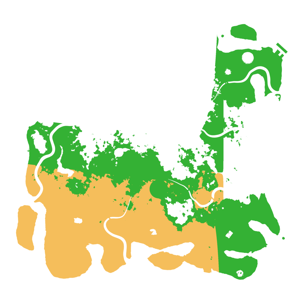 Biome Rust Map: Procedural Map, Size: 4500, Seed: 514691913