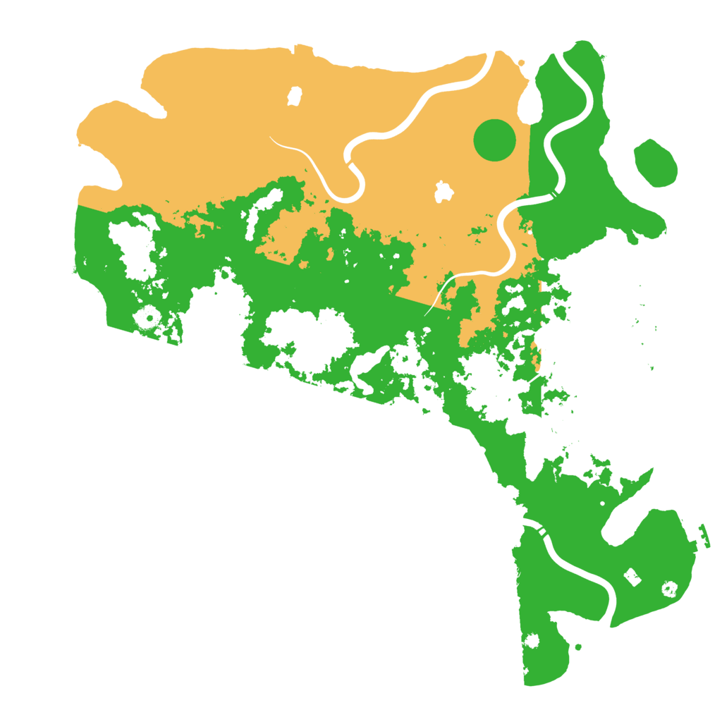 Biome Rust Map: Procedural Map, Size: 4507, Seed: 2147483647