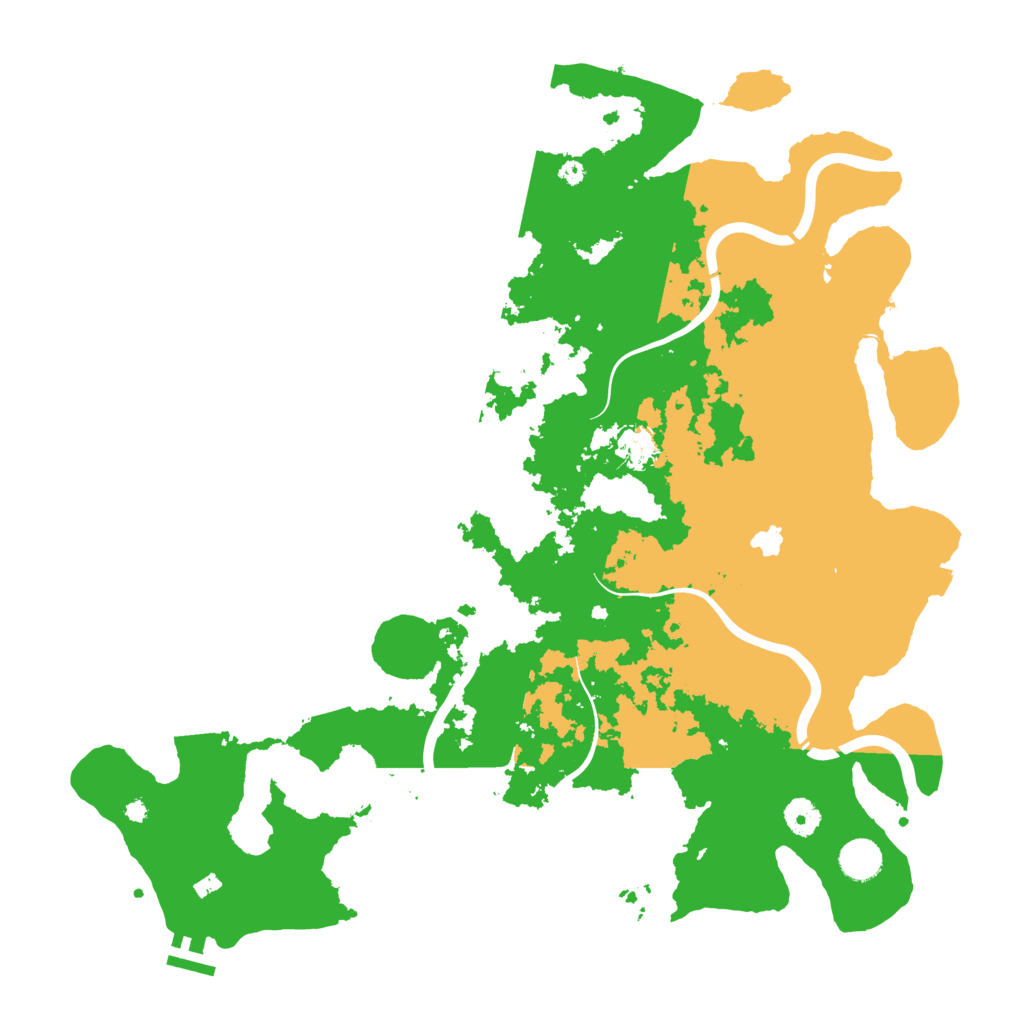Biome Rust Map: Procedural Map, Size: 4250, Seed: 13742318