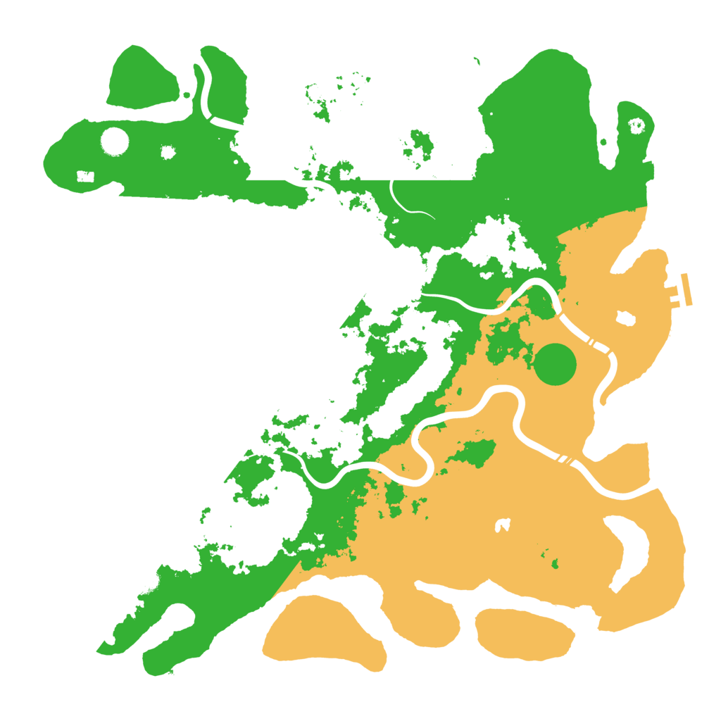 Biome Rust Map: Procedural Map, Size: 4500, Seed: 1910550662
