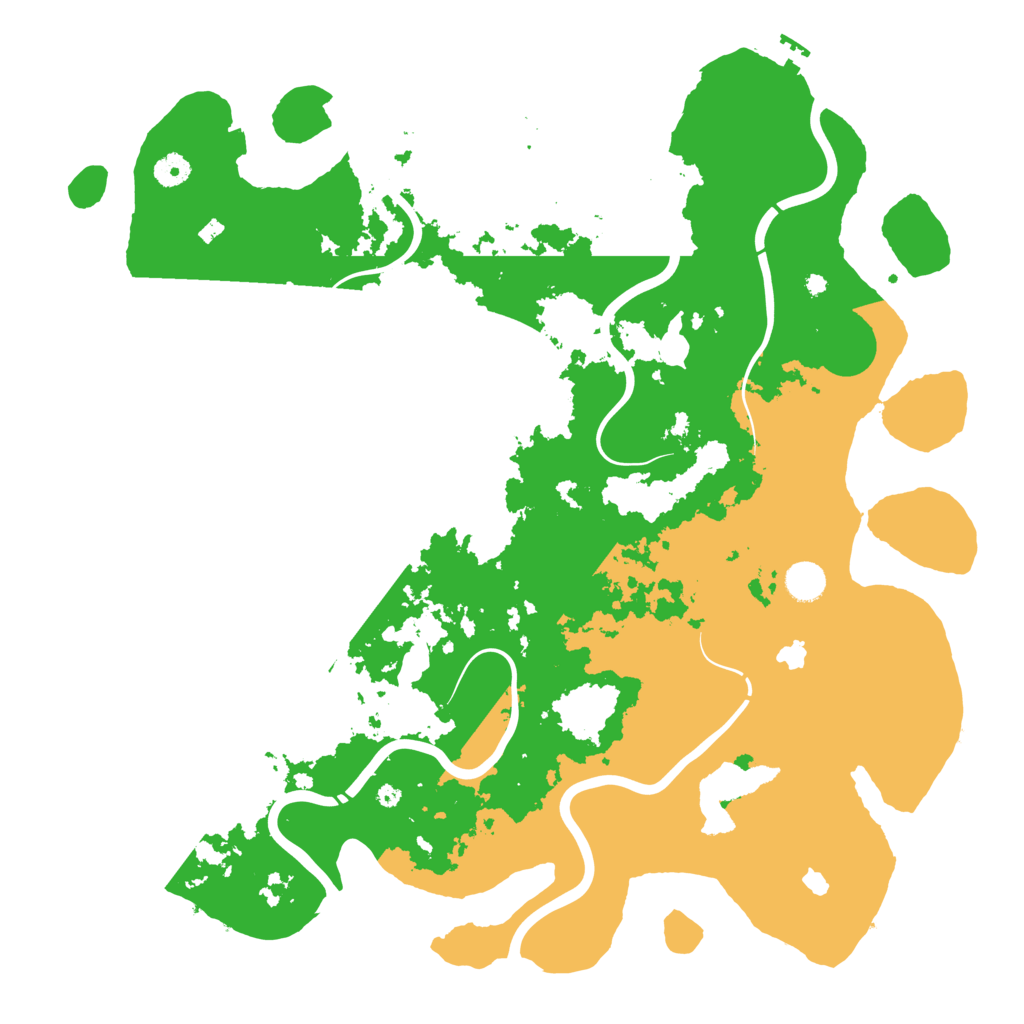 Biome Rust Map: Procedural Map, Size: 4500, Seed: 1601636052