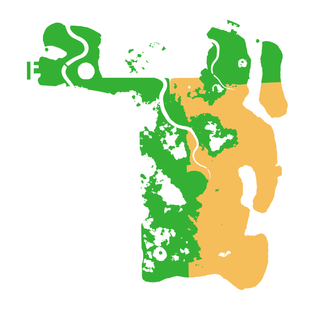 Biome Rust Map: Procedural Map, Size: 3500, Seed: 1921070175