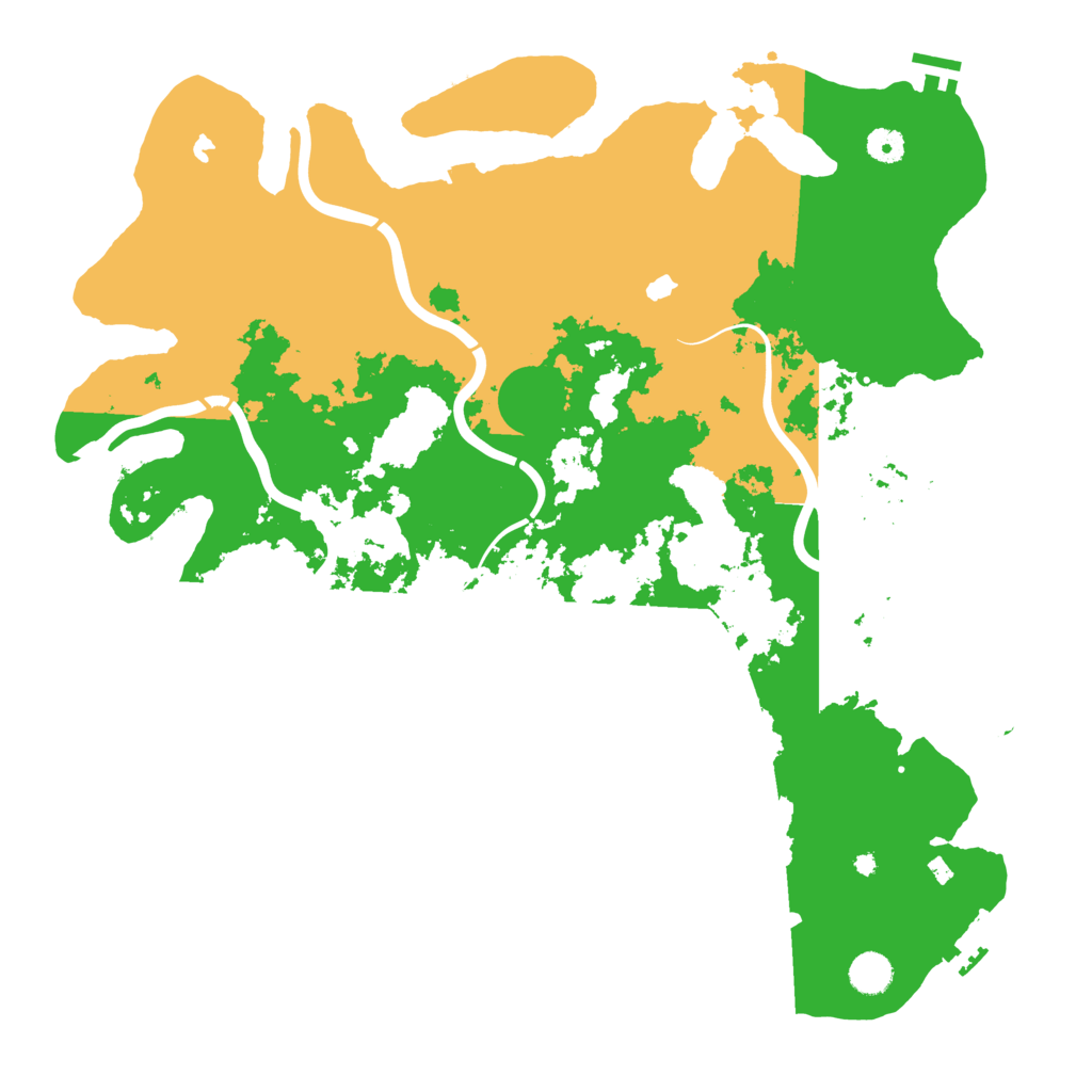 Biome Rust Map: Procedural Map, Size: 4500, Seed: 245691273