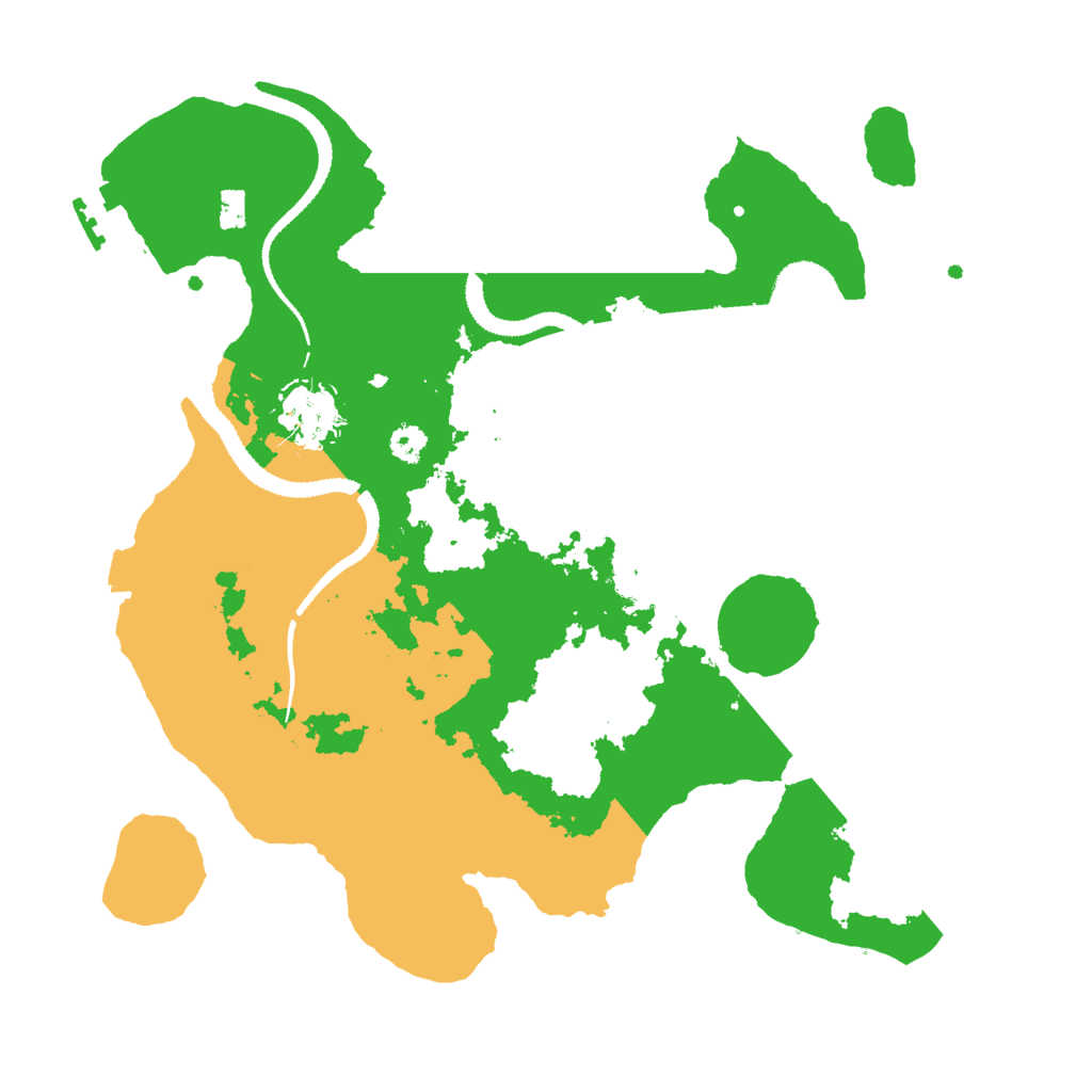 Biome Rust Map: Procedural Map, Size: 3000, Seed: 35372