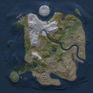 Thumbnail Rust Map: Procedural Map, Size: 3000, Seed: 31628006, 13 Monuments