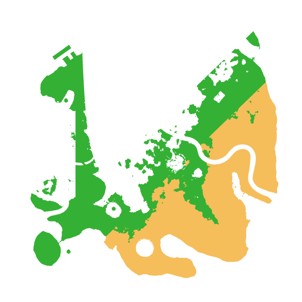 Biome Rust Map: Procedural Map, Size: 3000, Seed: 31628006