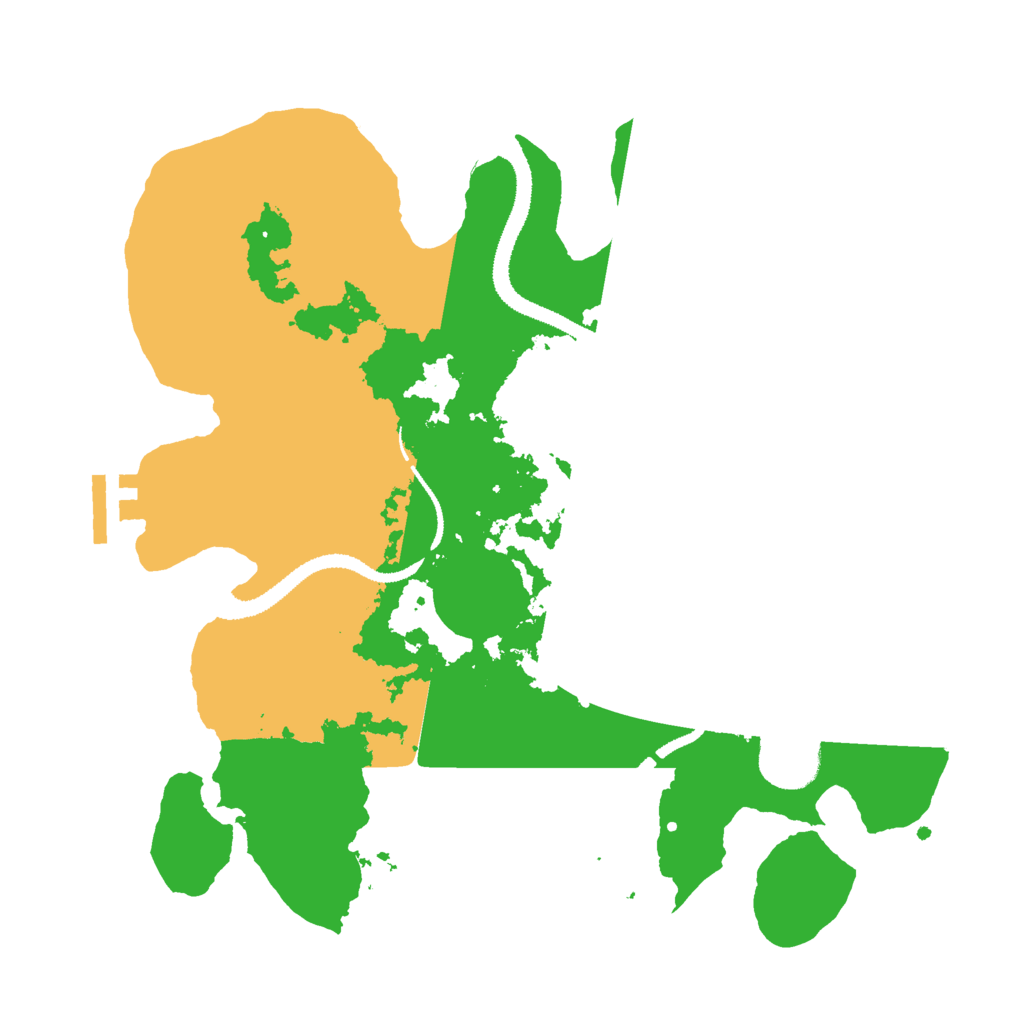 Biome Rust Map: Procedural Map, Size: 3000, Seed: 977