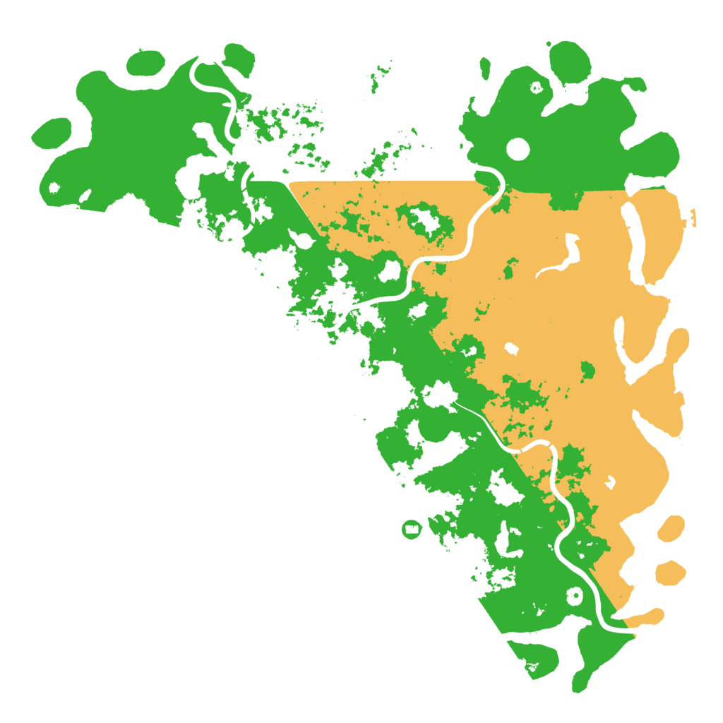 Biome Rust Map: Procedural Map, Size: 6000, Seed: 1078492098